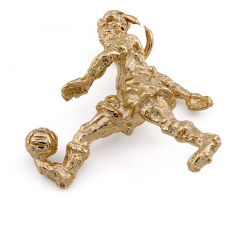 9ct gold 3.7g Footballer Charm